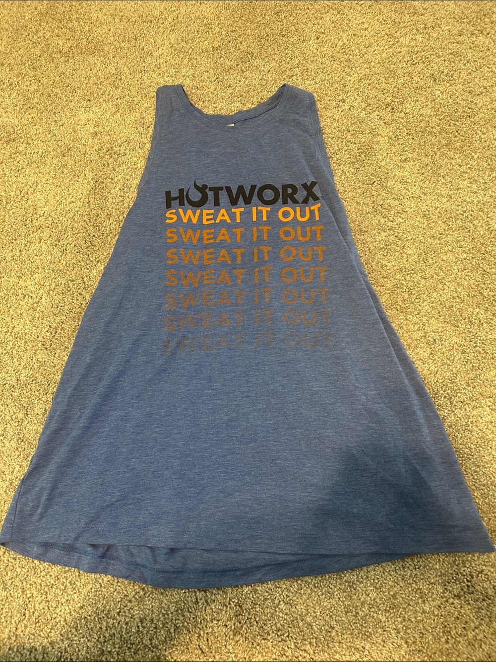 Hotworx Women’s Blue ‘Sweat It Out’ Tank